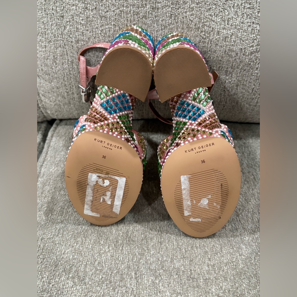 Kurt Geiger London Brixton Platform Sandal - Picture 4 of 11